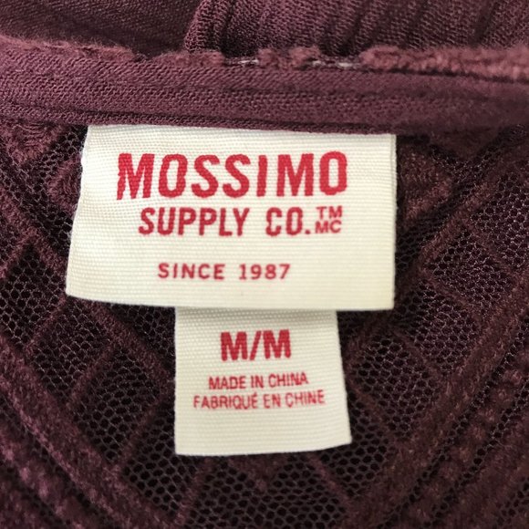 Mossimo Womens Lace Detailed Pleated  3/4 Sleeve Blouse Size M - Picture 6 of 8